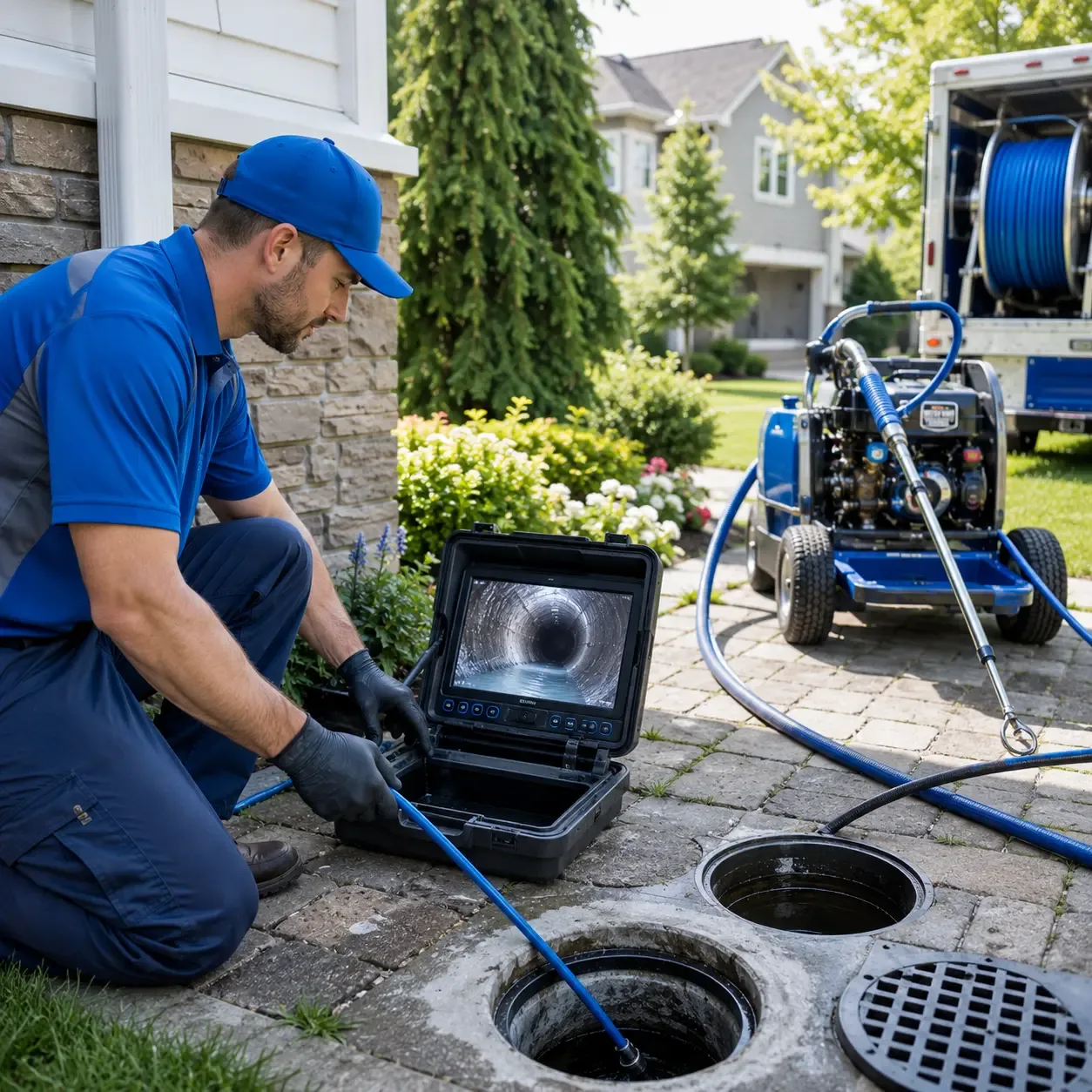 Outdoor drain cleaning professionals serving Gilbertsville, KY