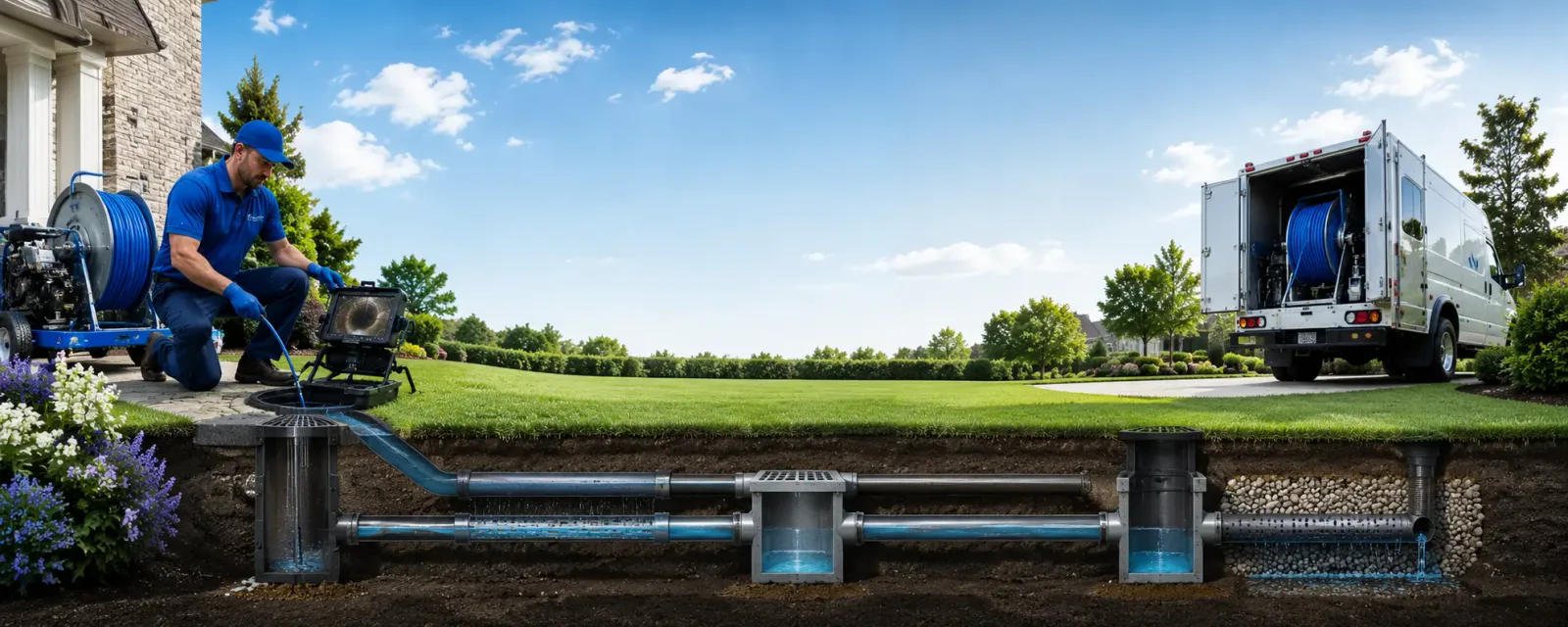 Outdoor drain cleaning information for Gilbertsville, KY